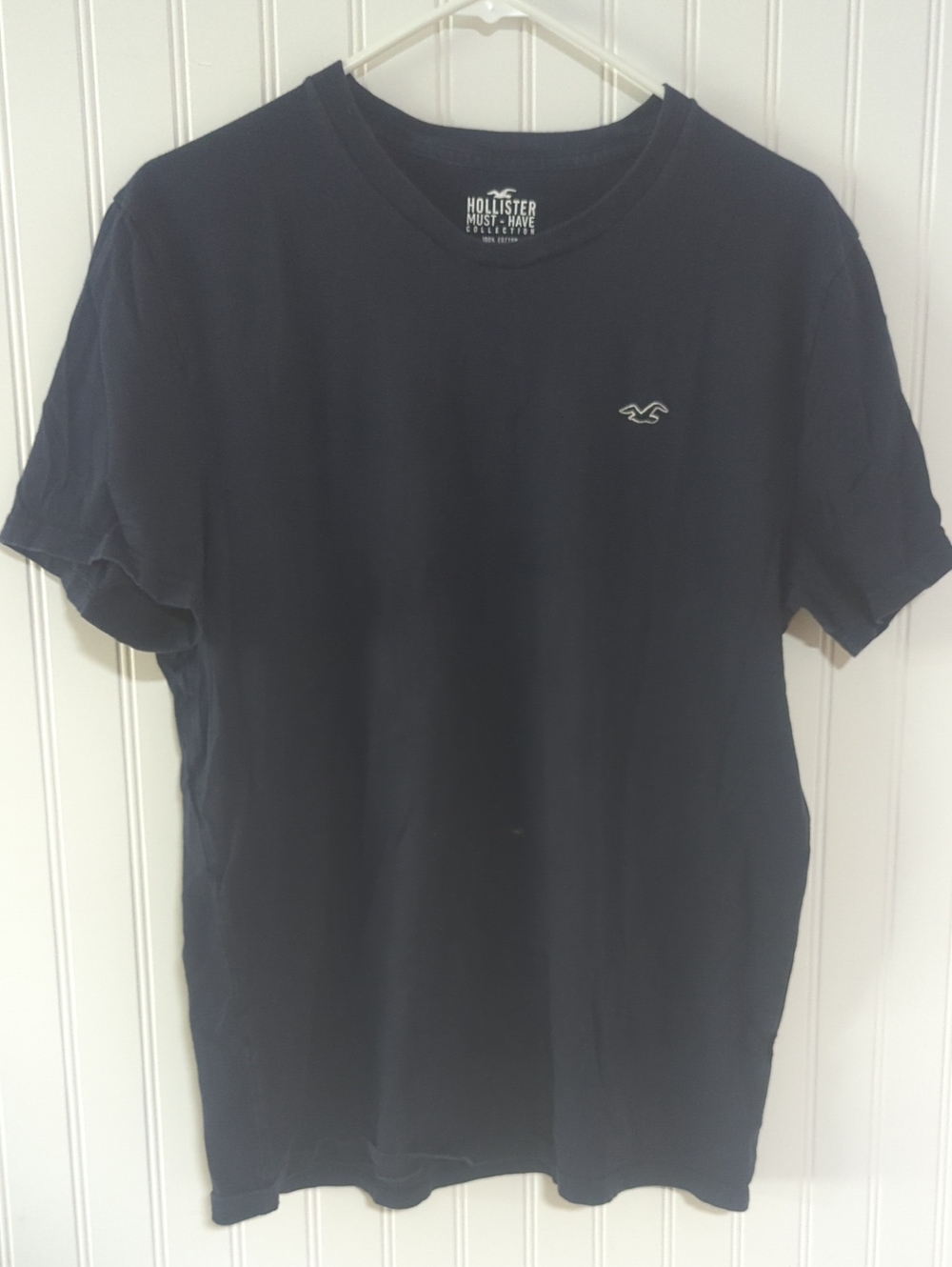 Hollister Men's Short-Sleeve Cotton Crew T-Shirt